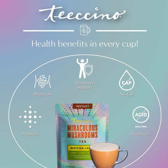 Teeccino - Miraculous Mushrooms® Adapt & Protect Instant Herbal Latte