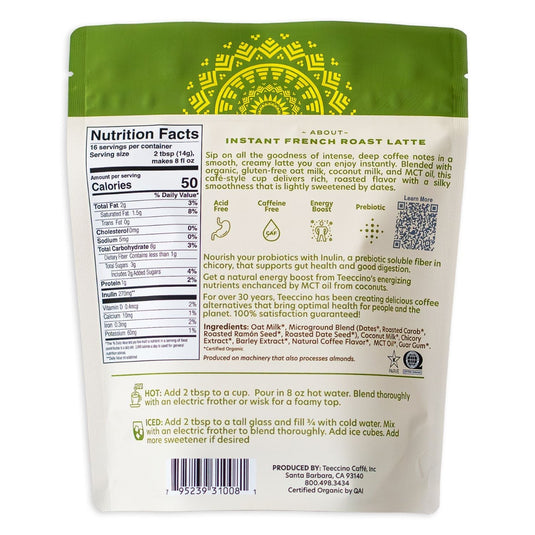 Teeccino - Instant French Roast Herbal Latte