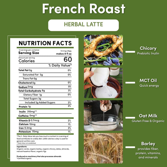 Teeccino - Instant French Roast Herbal Latte