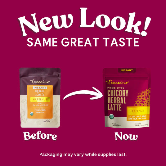 Teeccino - Instant Hazelnut Herbal Latte
