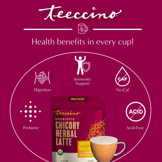 Teeccino - Instant Hazelnut Herbal Latte