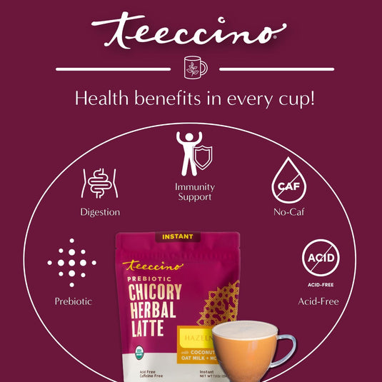 Teeccino - Instant Hazelnut Herbal Latte