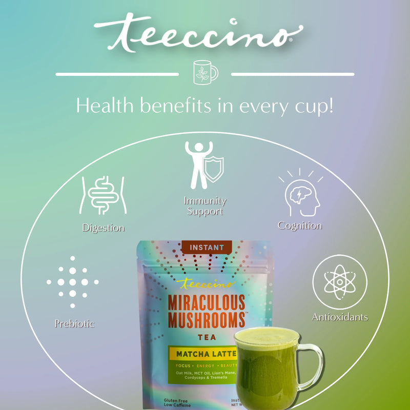 Load image into Gallery viewer, Teeccino - Miraculous Mushrooms® Matcha Latte
