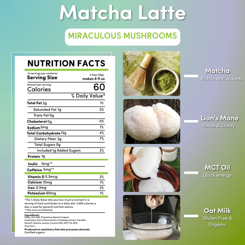 Load image into Gallery viewer, Teeccino - Miraculous Mushrooms® Matcha Latte
