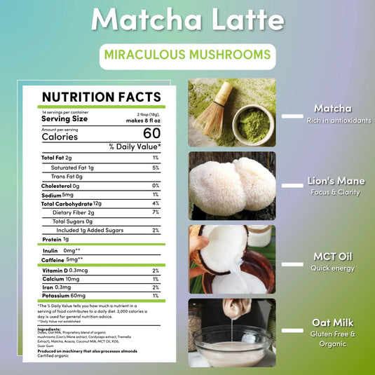Teeccino - Miraculous Mushrooms® Matcha Latte
