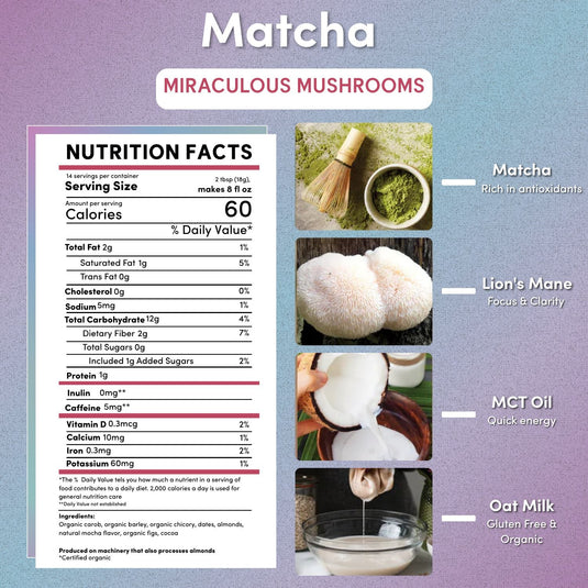 Teeccino - Miraculous Mushrooms® Matcha Latte