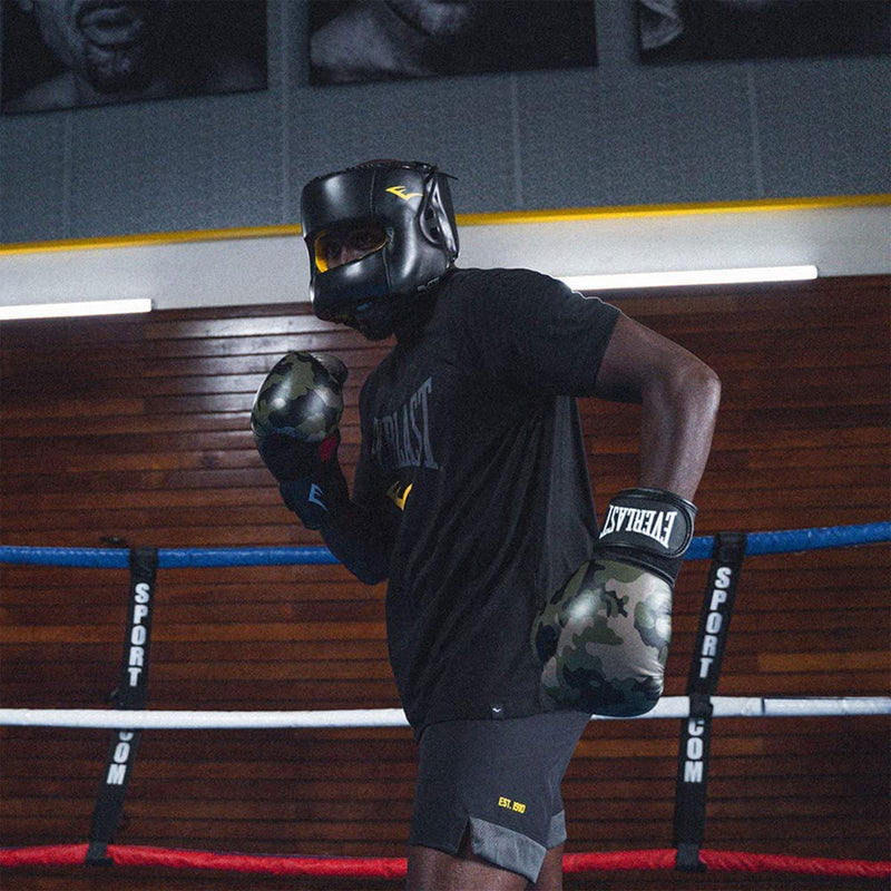 Load image into Gallery viewer, Everlast Elite Synthetic Leather Padded Headgear for Training, Large/X-Large
