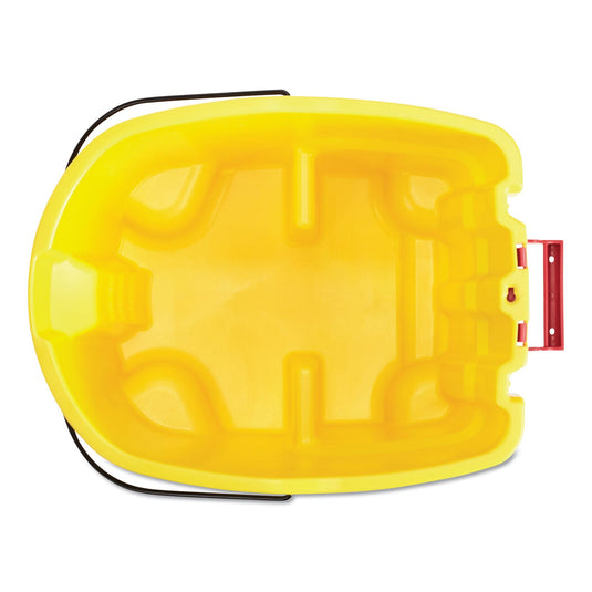 2xSavings - Rubbermaid WaveBrake 2.0 Bucket, 8.75 gal, Plastic, Yellow