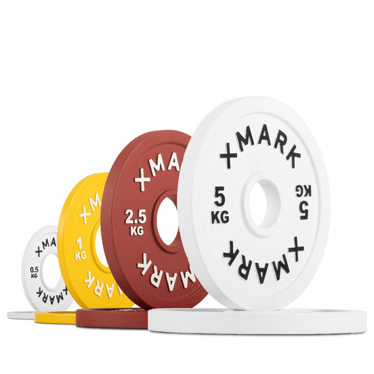 XMARK - Powerlifting Calibrated Steel Plates (kg)