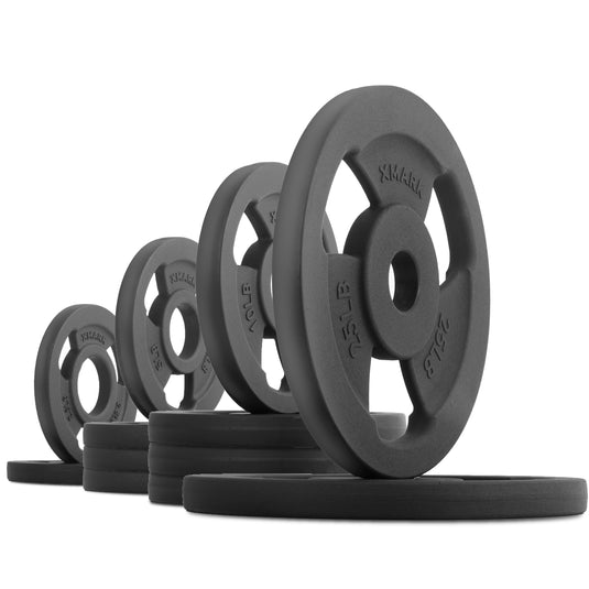 XMARK - Iron Horse Premium Cast Iron Olympic Weight Plate Pairs and Sets