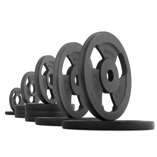 XMARK - Iron Horse Premium Cast Iron Olympic Weight Plate Pairs and Sets