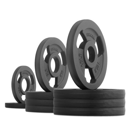 XMARK - Iron Horse Premium Cast Iron Olympic Weight Plate Pairs and Sets