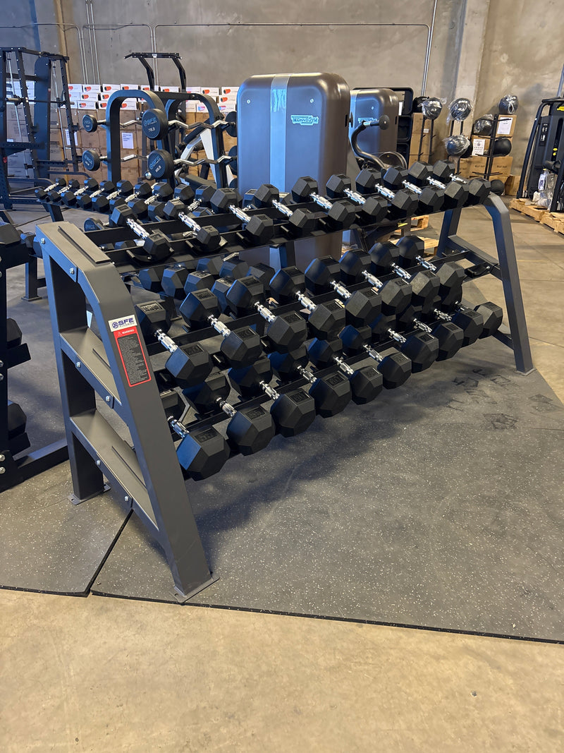 Load image into Gallery viewer, SFE Commercial Dumbbell Rack, 15 Pairs (New)
