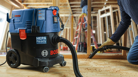VM Hardware - BOSCH VAC090AH 9-Gallon Dust Extractor with Auto Filter Clean and HEPA Filter