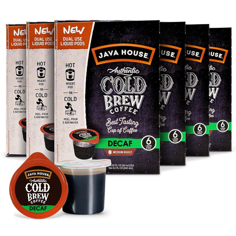 Load image into Gallery viewer, Java House - Cold Brew Coffee Pods - Decaf / 36 Count
