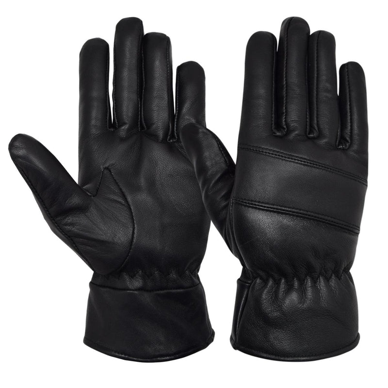 Load image into Gallery viewer, MRX - Men's Warm Winter Dress and Work Gloves, Thermal Lining, Genuine Black Leather
