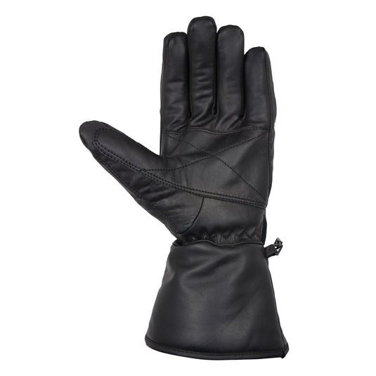 MRX - Mens Leather Gloves Winter Cold Weather Motorcycle Driving