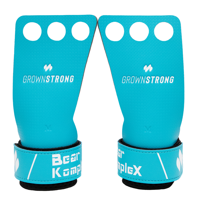Load image into Gallery viewer, Bear KompleX - Bear KompleX x Grown Strong Carbon Comp 3-Hole Hand Grips
