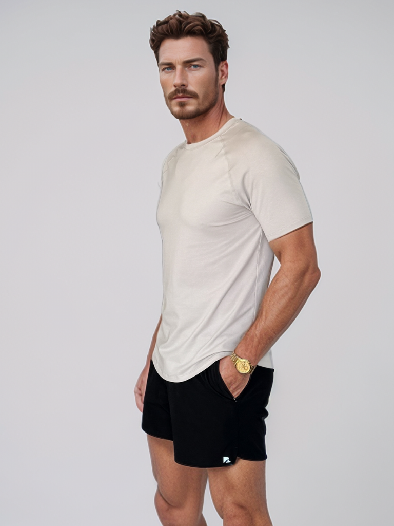 Load image into Gallery viewer, Runner&#39;s Athletics - Airflow Definition Tee Beige
