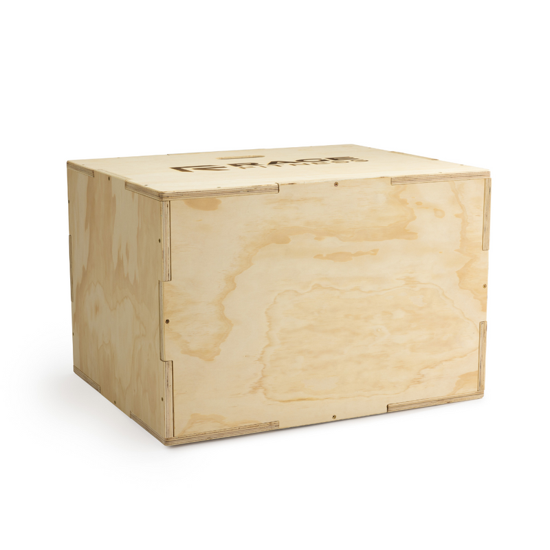 Load image into Gallery viewer, 3-in-1 Wood Plyo Cube – Adjustable 20/24/30&quot; Plyometric Box for Jumps, Step-Ups, and Strength Training – Heavy-Duty Poplar &amp; Eucalyptus Construction – Flat Pack with Easy Assembly
