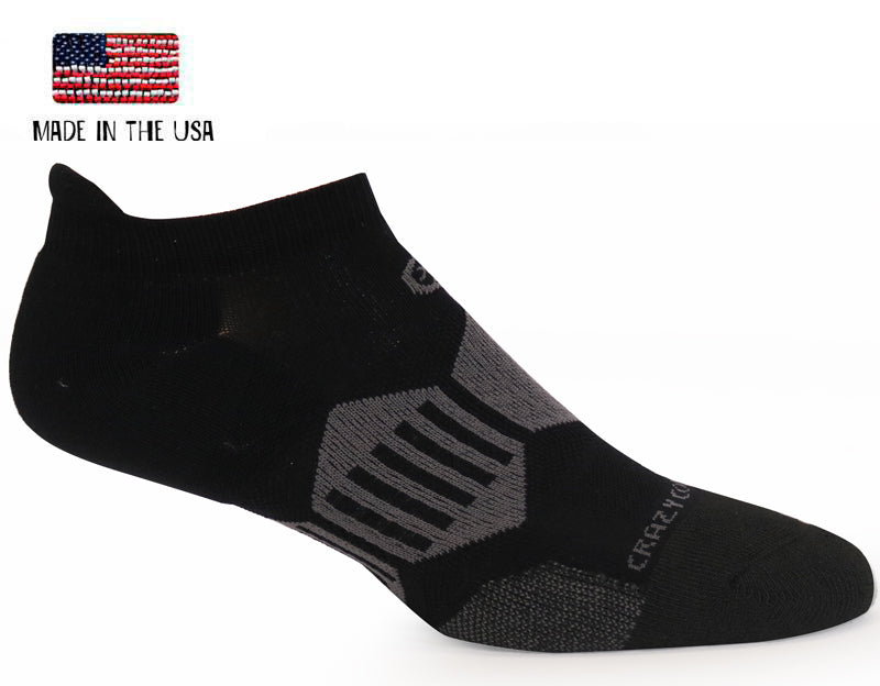 Load image into Gallery viewer, Crazy Compression - Vadar Black - Elite Running Socks
