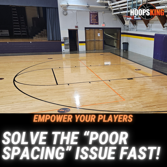 HoopsKing - Offensive Spacing Training Spot Markers | 16"