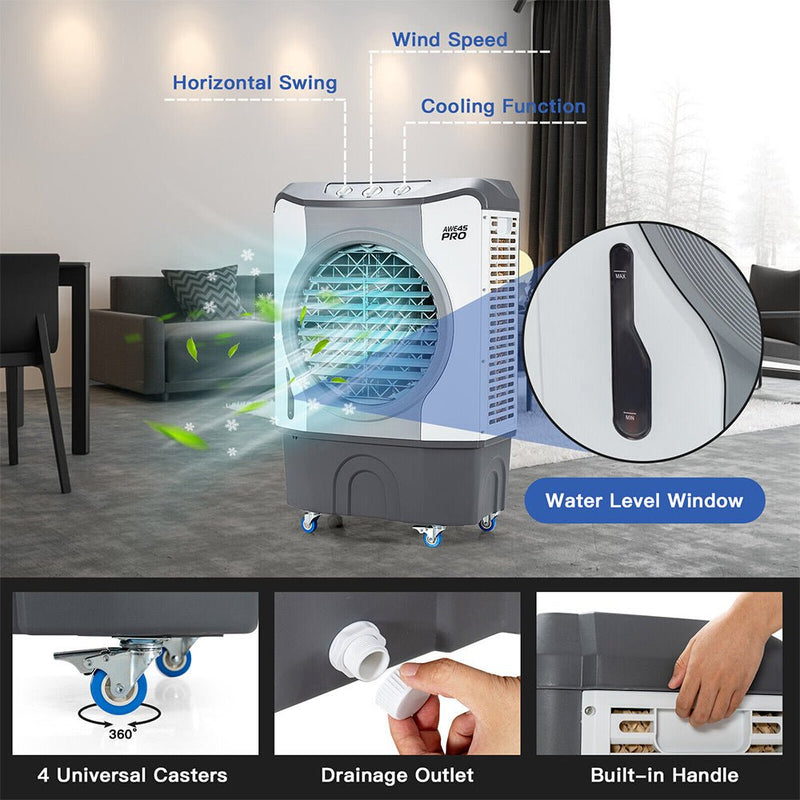 Load image into Gallery viewer, 4-In-1 Portable Indoor Outdoor Evaporative Air Cooling Fan, 9740 CFM (91025436)
