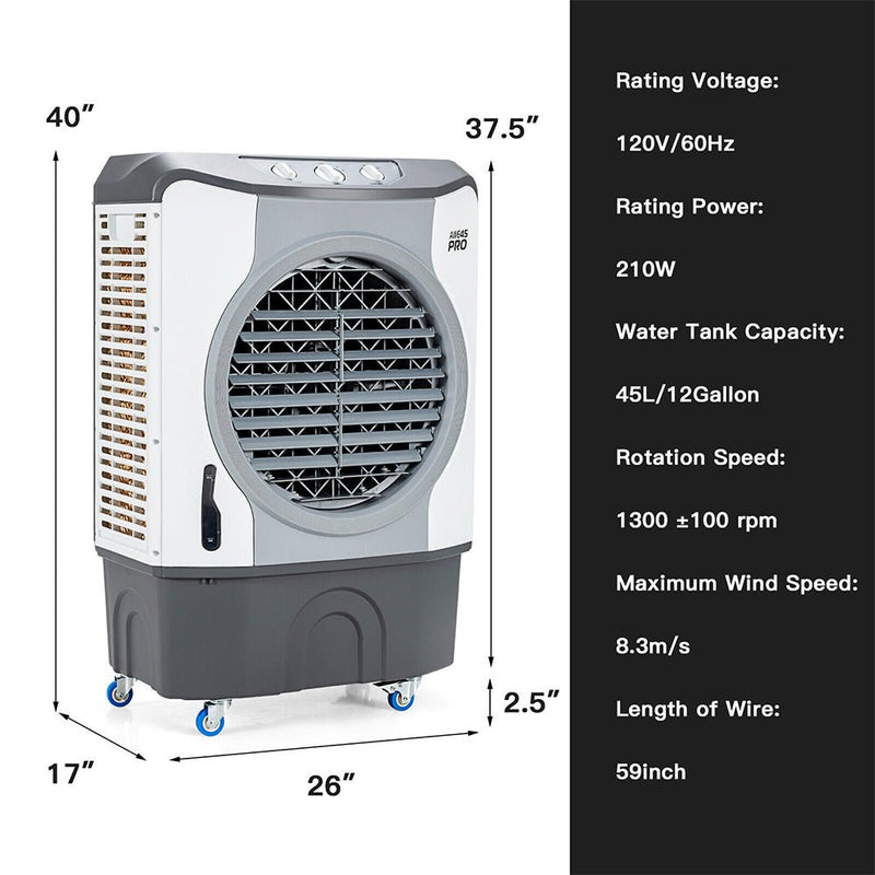 Load image into Gallery viewer, 4-In-1 Portable Indoor Outdoor Evaporative Air Cooling Fan, 9740 CFM (91025436)
