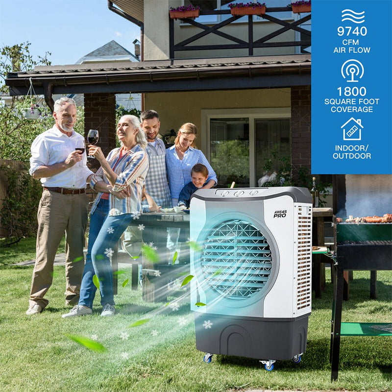Load image into Gallery viewer, 4-In-1 Portable Indoor Outdoor Evaporative Air Cooling Fan, 9740 CFM (91025436)
