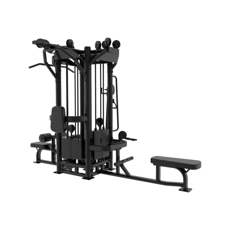 Load image into Gallery viewer, SFE - Commercial 4 Station Jungle Gym Machine with (4) Weight Stacks (New)
