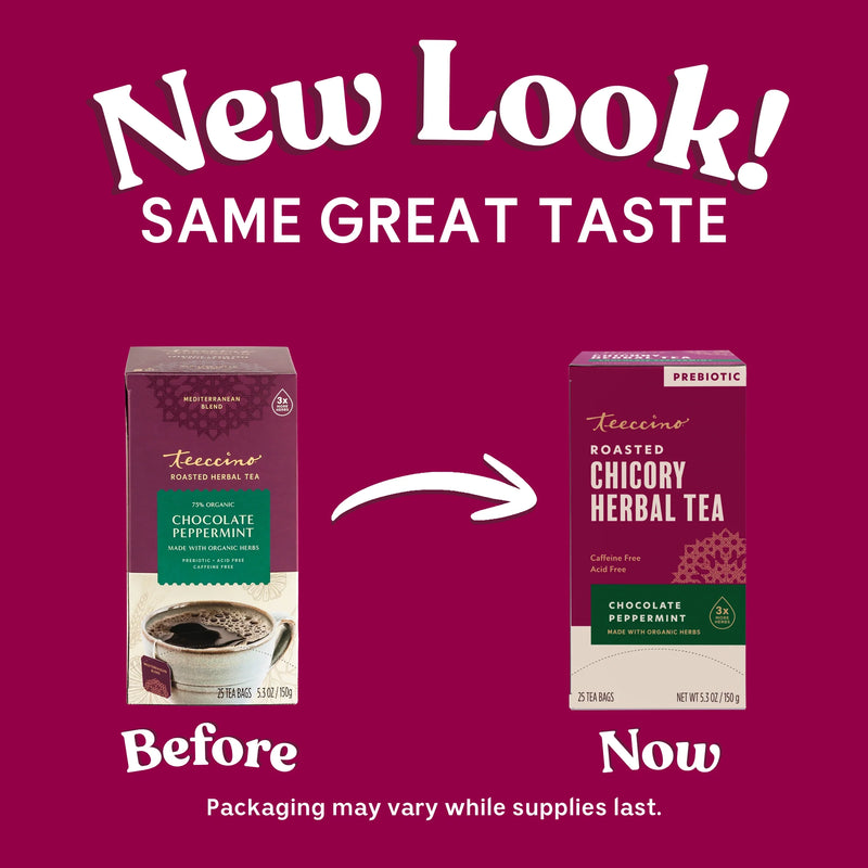 Load image into Gallery viewer, Teeccino - Chocolate Peppermint Roasted Herbal Tea
