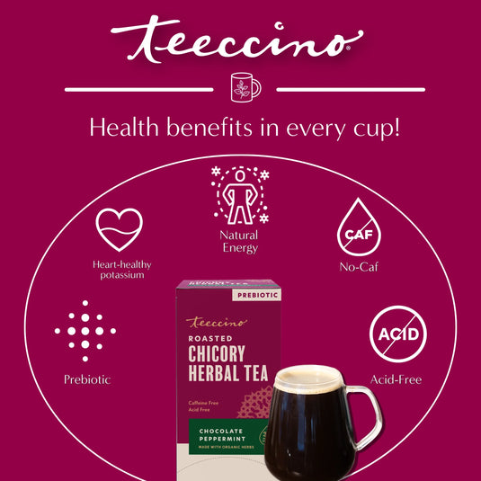 Teeccino - Chocolate Peppermint Roasted Herbal Tea