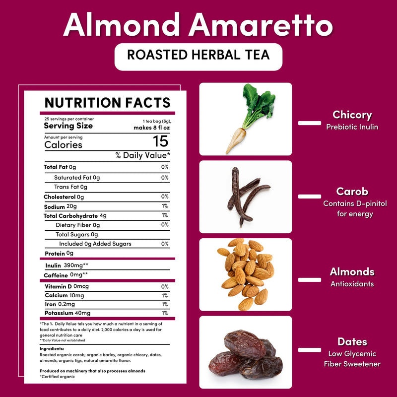 Load image into Gallery viewer, Teeccino - Almond Amaretto Roasted Herbal Tea
