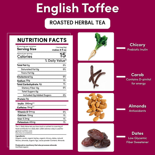 Teeccino - English Toffee Roasted Herbal Tea