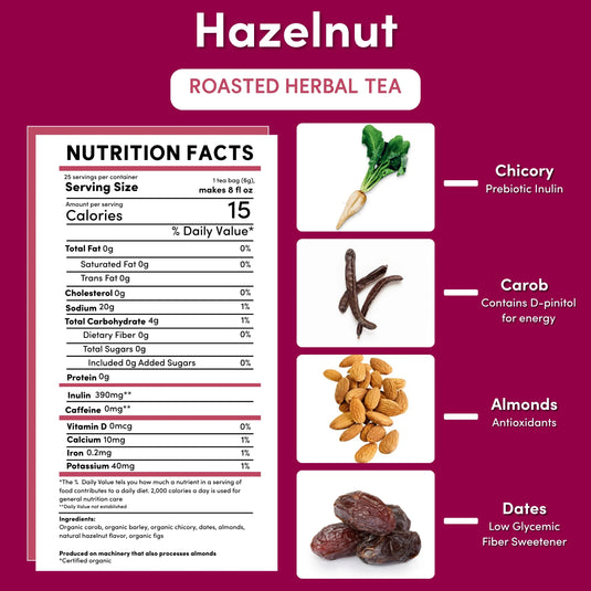 Teeccino - Hazelnut Roasted Herbal Tea
