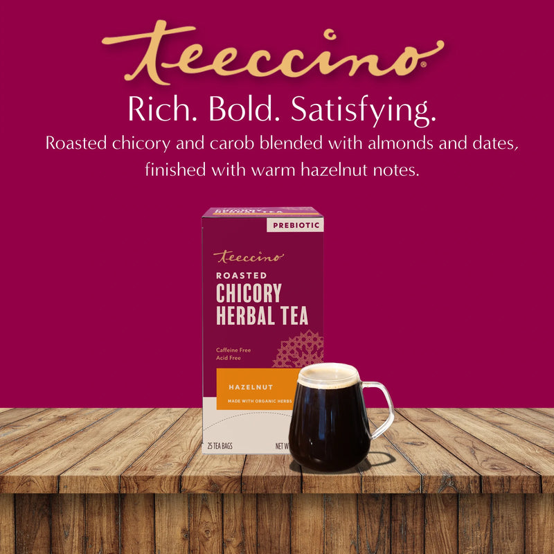 Load image into Gallery viewer, Teeccino - Hazelnut Roasted Herbal Tea
