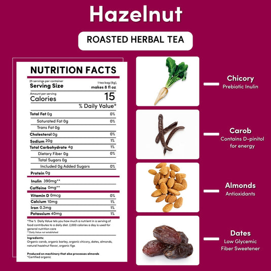 Teeccino - Hazelnut Roasted Herbal Tea