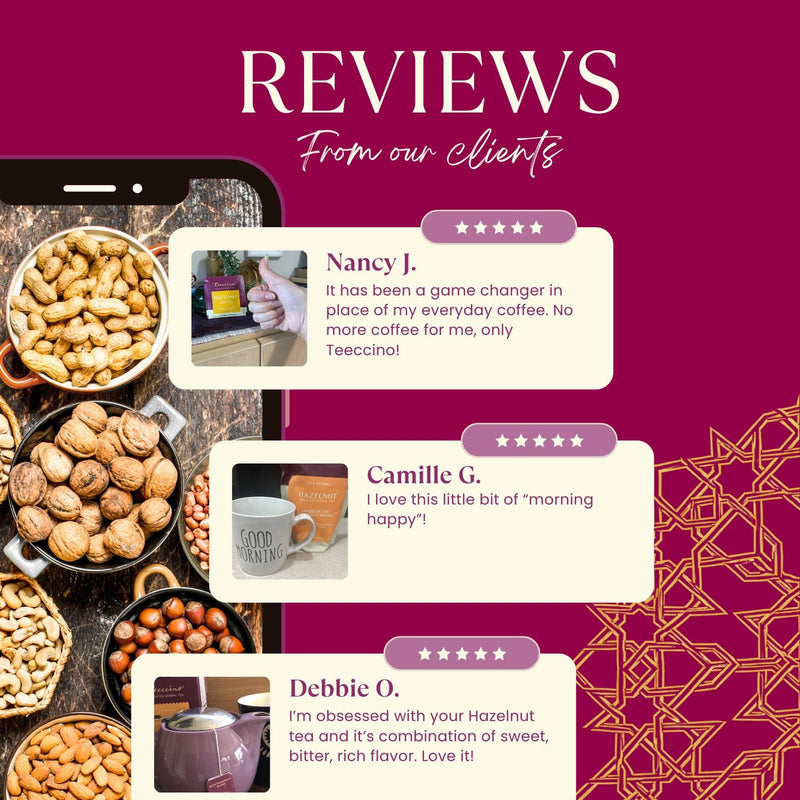 Load image into Gallery viewer, Teeccino - Hazelnut Roasted Herbal Tea
