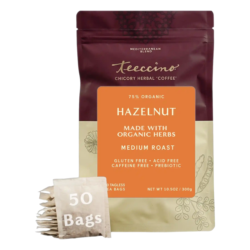 Load image into Gallery viewer, Teeccino - Hazelnut Roasted Herbal Tea
