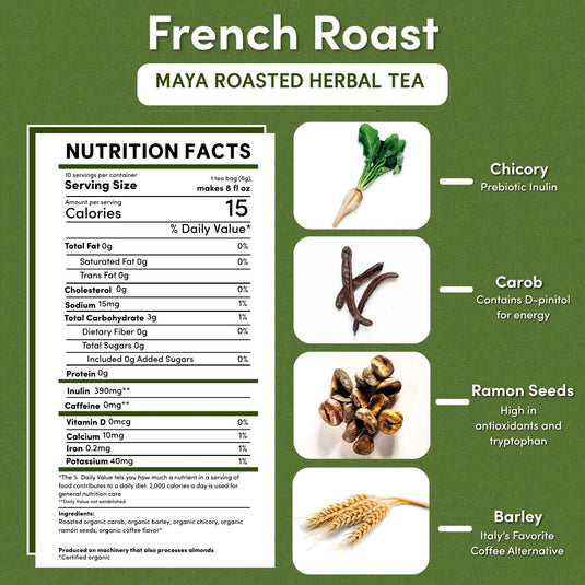 Teeccino - French Roast Roasted Herbal Tea