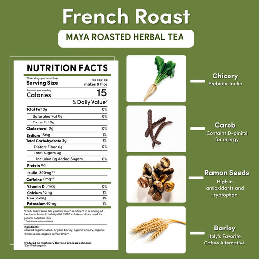 Teeccino - French Roast Roasted Herbal Tea