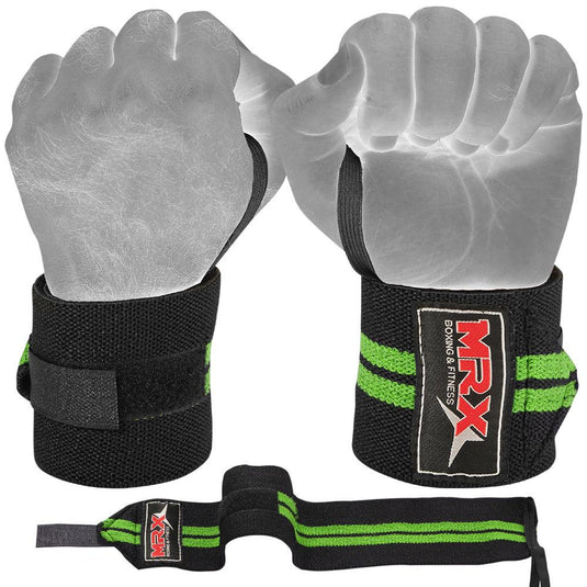 MRX - Weight Lifting Wrist Wraps Bodybuilding Gym Workout Training Unisex