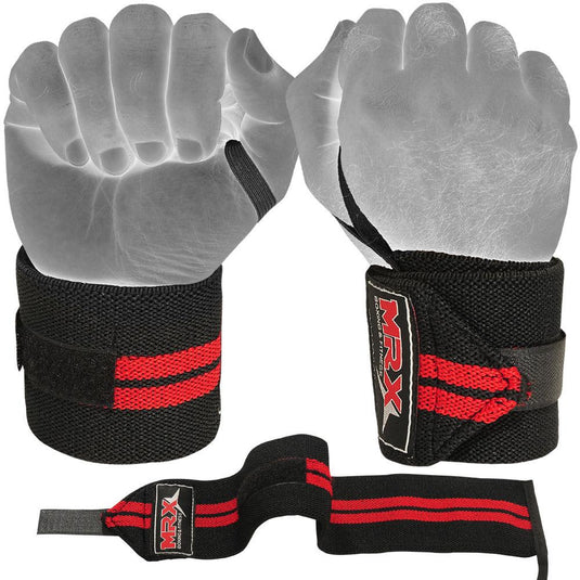MRX - Weight Lifting Wrist Wraps Bodybuilding Gym Workout Training Unisex