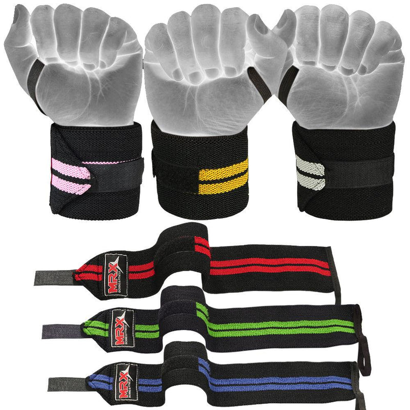 Load image into Gallery viewer, MRX - Weight Lifting Wrist Wraps Bodybuilding Gym Workout Training Unisex
