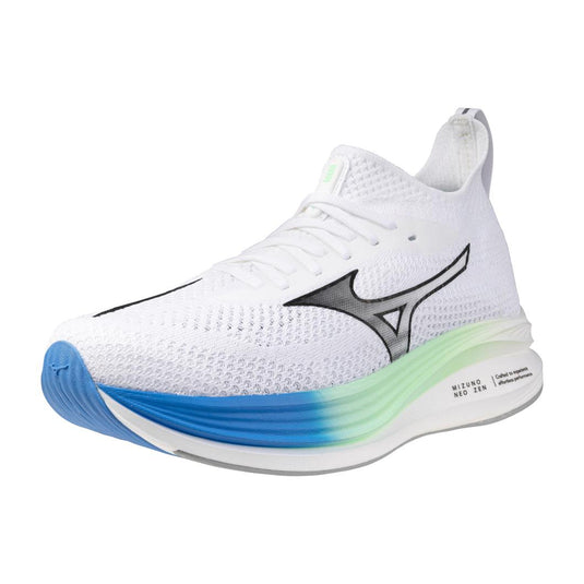 Men's Mizuno Neo Zen Running Shoe - White Frontier Blue
