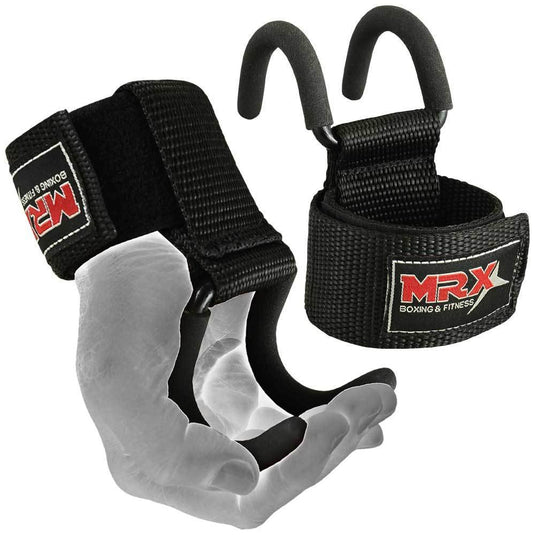 MRX - Weight Lifting Metal Hooks Gym Bodybuilding Workout Deadlift 3 Styles