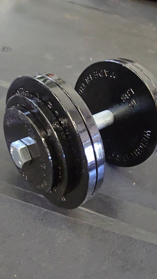 Weight It Out - Standard 1-inch Center Hole Cast Iron Weight Plate Pairs