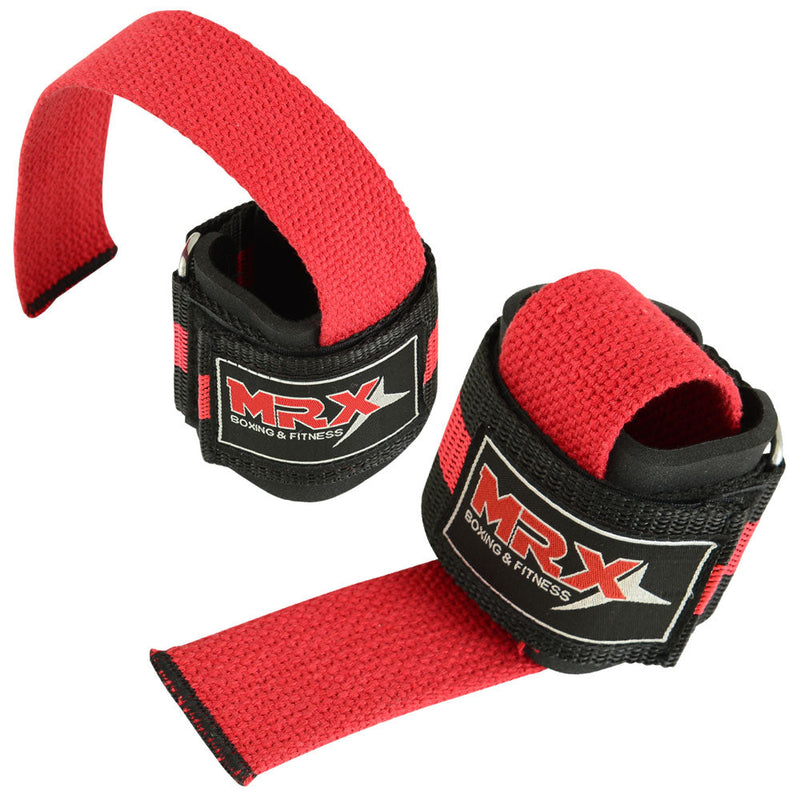 Load image into Gallery viewer, MRX Products - 2 Pairs MRX Weight Lifting Straps with Wrist Support for Men &amp; Women Gym Workouts

