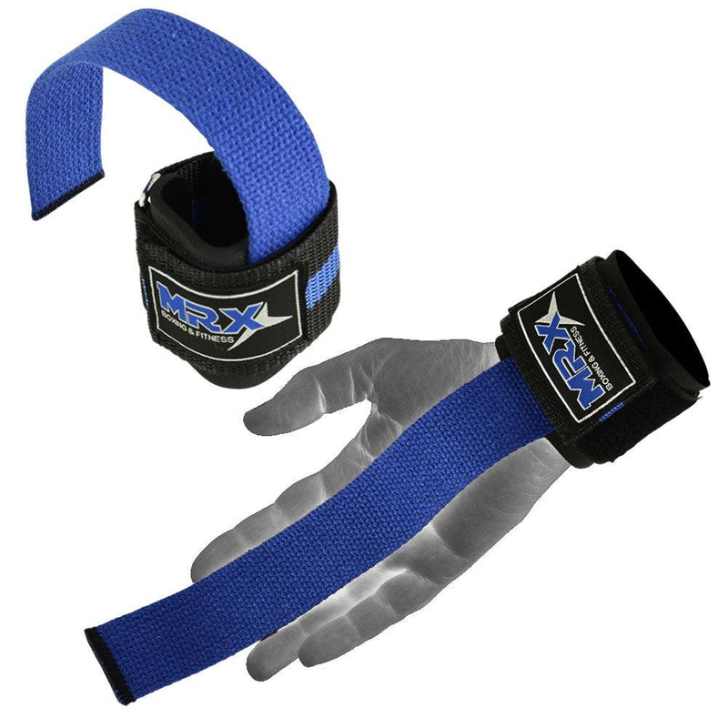 Load image into Gallery viewer, MRX - Weight Lifting Bar Straps With Wrist Wraps Heavy Duty Bodybuilding Workout Gym Strap
