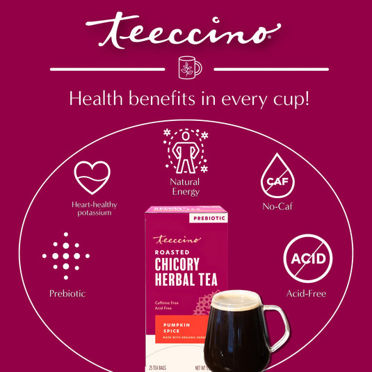 Teeccino - Pumpkin Spice Roasted Herbal Tea